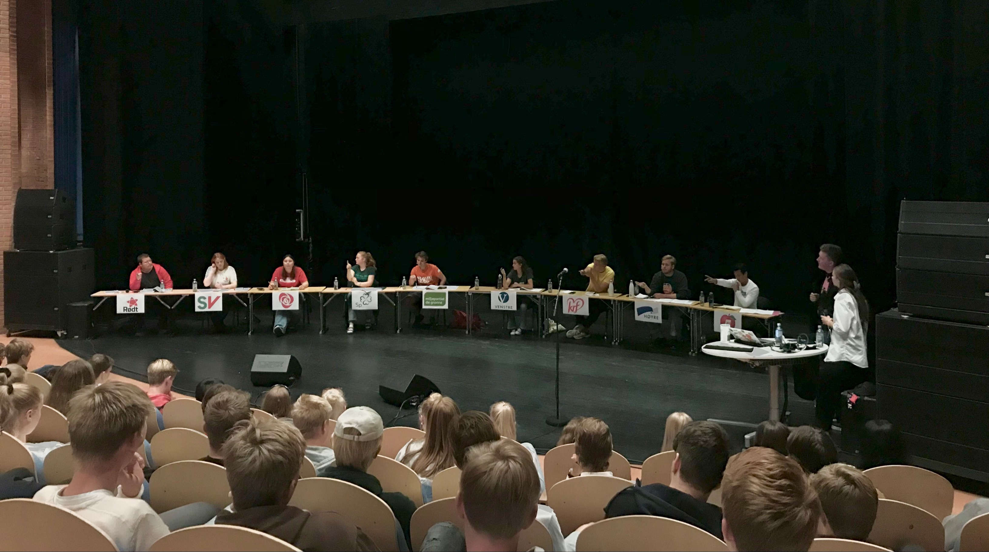 Debatt med alle Stortingspartia.